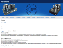 Tablet Screenshot of novotone.be